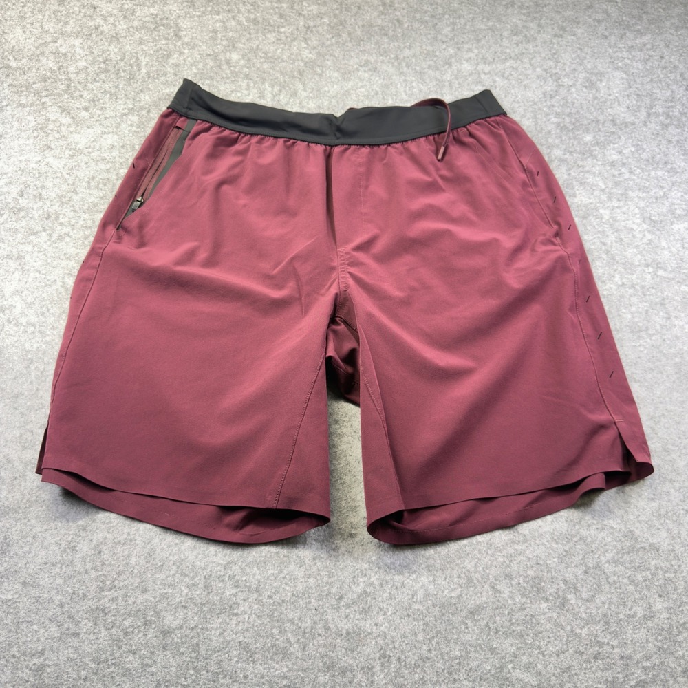 Ten Thousand The Interval Short Men L Maroon Excellent Training Gym TTSH002V3